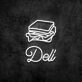 Deli Sandwich Neon Sign for Food Lovers and Cafes