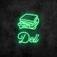 Deli Sandwich Neon Sign for Food Lovers and Cafes
