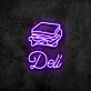 Deli Sandwich Neon Sign for Food Lovers and Cafes