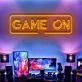 Game On Neon Sign for Gaming and Fun Spaces