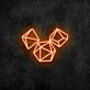 Gaming Dice Neon Sign for Gaming and Fun Spaces