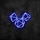 Gaming Dice Neon Sign for Gaming and Fun Spaces