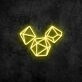 Gaming Dice Neon Sign for Gaming and Fun Spaces