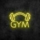Gym Neon Sign for Fitness and Wellness Spaces