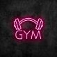 Gym Neon Sign for Fitness and Wellness Spaces