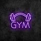 Gym Neon Sign for Fitness and Wellness Spaces