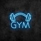 Gym Neon Sign for Fitness and Wellness Spaces