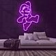 Mario Jump Neon Sign for Video Game Fans