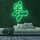 Mario Jump Neon Sign for Video Game Fans
