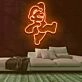 Mario Jump Neon Sign for Video Game Fans