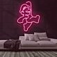 Mario Jump Neon Sign for Video Game Fans