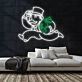 Money Man Neon Sign for Wealth and Prosperity Themes