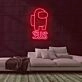 SUS Among Us Neon Sign for Gaming Fans