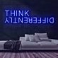 Think Differently Neon Sign for Inspirational and Creative Spaces
