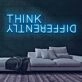 Think Differently Neon Sign for Inspirational and Creative Spaces