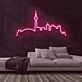 Toronto Skyline Neon Sign for City and Cultural Decor