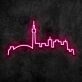 Toronto Skyline Neon Sign for City and Cultural Decor
