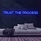 Trust the Process Neon Sign for Motivational and Inspirational Spaces