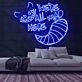 We're All Mad Here Neon Sign for Whimsical and Fun Spaces
