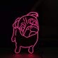 Cutie The Pug Neon Sign for Pet Lovers