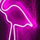 Flamingo V2 Neon Sign for Tropical and Fun Spaces