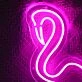 Flamingo V2 Neon Sign for Tropical and Fun Spaces