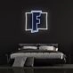 F game Logo Neon Sign for Gaming Fans