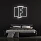 F game Logo Neon Sign for Gaming Fans