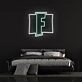 F game Logo Neon Sign for Gaming Fans
