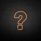 'Question Mark' neon sign