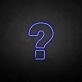 'Question Mark' neon sign