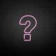'Question Mark' neon sign