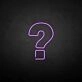 'Question Mark' neon sign
