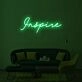 Inspire Neon Sign for Inspirational and Motivational Spaces