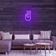Mini Peace Finger Neon Sign for Peaceful and Fun Spaces