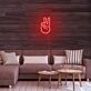 Mini Peace Finger Neon Sign for Peaceful and Fun Spaces