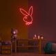 Rabbit Neon Sign for Animal and Whimsical Decor