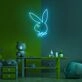 Rabbit Neon Sign for Animal and Whimsical Decor