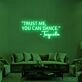 Trust Me You Can Dance Neon Sign for Fun and Social Spaces