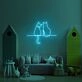 Two Cats Looking Neon Sign for Animal Lovers