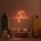 Two Cats Looking Neon Sign for Animal Lovers