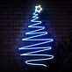 Christmas Tree Neon Sign for Holiday and Festive Spaces