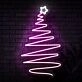 Christmas Tree Neon Sign for Holiday and Festive Spaces