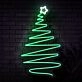 Christmas Tree Neon Sign for Holiday and Festive Spaces
