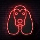 Cockerspaniel Neon Sign for Pet Lovers