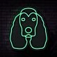 Cockerspaniel Neon Sign for Pet Lovers