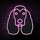 Cockerspaniel Neon Sign for Pet Lovers