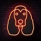 Cockerspaniel Neon Sign for Pet Lovers