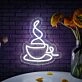 Hot Coffee Neon Sign for Coffee Lovers and Cafes