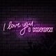 I Love You I Know Neon Sign for Romantic and Star Wars Fans